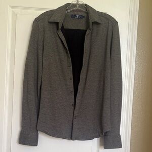 Stone Rose Mens Gray Button-Up Shirt / jacket size small